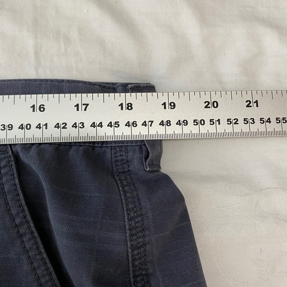 Koppen Men's Bluish-gray Check Chino Cargo Shorts Size 38 - Picture 8 of 12